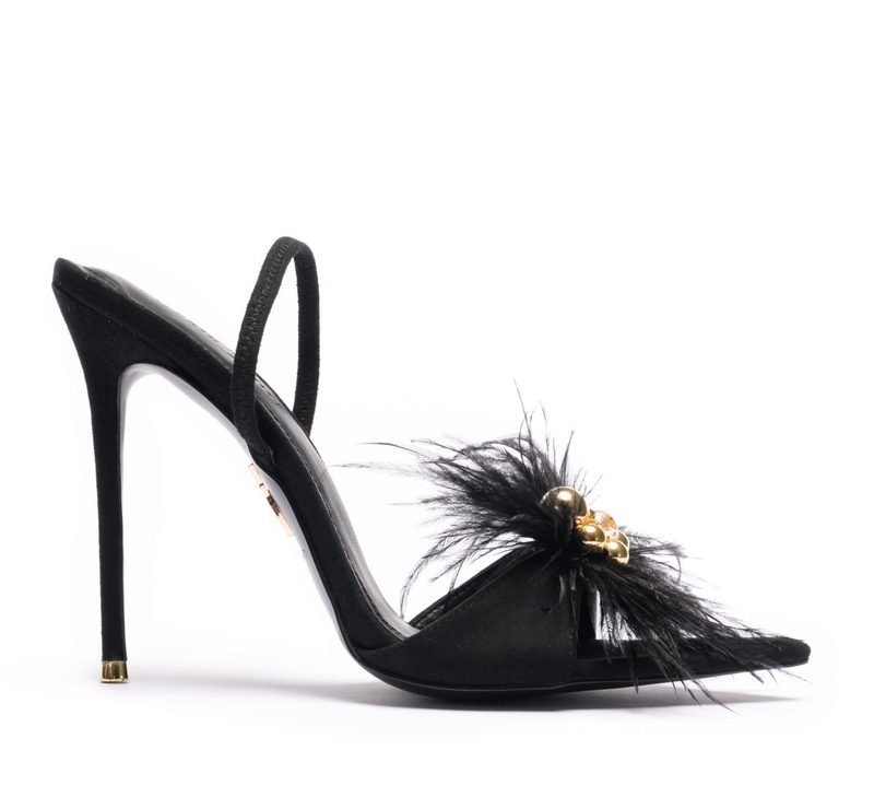 120 Jeri Black Dress Sandals